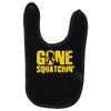 gone squatchin Baby Bibs