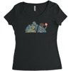 jurassic story Women's Triblend Scoop T-shirt