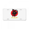 love ninja monkey banana License Plate