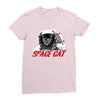 space cat's Ladies Fitted T-Shirt