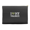 i love my soldier regular camouflage Accessory Pouches