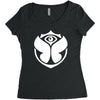 tomorrowland man's Women's Triblend Scoop T-shirt