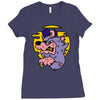 loup de cartoon Ladies Fitted T-Shirt
