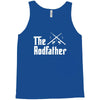 the rodfather   mens funny fishing Tank Top