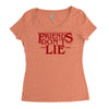friends don't lie 1 Women's Triblend Scoop T-shirt