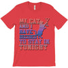 my cat and i stay in tonight T-Shirt