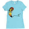 pencil monster Ladies Fitted T-Shirt