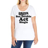 drink triple Ladies Curvy T-Shirt