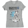 doctor who haynes manual critical dalek Ladies Fitted T-Shirt