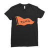 go flag Ladies Fitted T-Shirt