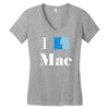 apple macintosh computer Women's V-Neck T-Shirt