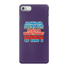 push me around grandma iPhone 7 Case