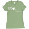pop Ladies Fitted T-Shirt