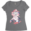 freddy krueger floral Women's Triblend Scoop T-shirt