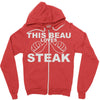 steak Zipper Hoodie