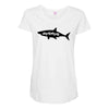 Mama Shark Maternity Scoop Neck T-shirt