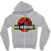 No Internet Zipper Hoodie