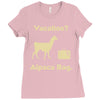 vacation, alpaca bag Ladies Fitted T-Shirt