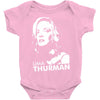 uma thurman Baby Onesie