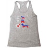 vote for dachshund Racerback Tank