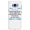 Dear Daddy, Thanks for Being my Dad Baby Boy Letter to Father Samsung Galaxy S8 Plus