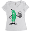 artisan pickle Women's Triblend Scoop T-shirt