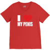 i love my penis  lustig macho funny party V-Neck Tee