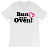 Bun in the Oven with Heart Baby Girl T-Shirt