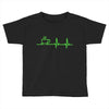 morning coffee heatbeat ekg Toddler T-shirt