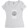 pluto Never Forget Women's Triblend Scoop T-shirt