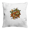 neverending dragonz Throw Pillow