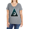 Abstract Planet Ladies Curvy T-Shirt