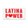 latina power with heart License Plate