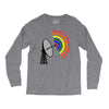 gaydar gay rainbow radar Long Sleeve Shirts