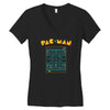 pacman Women's V-Neck T-Shirt