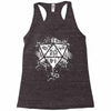 dungeons and dragons dice art Racerback Tank