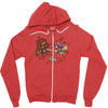 bar fight Zipper Hoodie