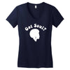 got soul funny retro funk disco afro 70s boogie soul new york Women's V-Neck T-Shirt