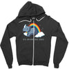 real unicorns have curves Zipper Hoodie