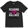 Reading Yoga Wine Balance V-Neck Tee