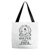 Golfer Papa Tote Bags