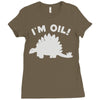 science dinosaur Ladies Fitted T-Shirt