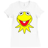kermit muppets uomo Ladies Fitted T-Shirt