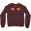 pumpkin skull hand Crewneck Sweatshirt