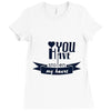 you have stolen my heart Ladies Fitted T-Shirt