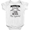 i love the world i will never stop exploring Baby Bodysuit