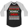Santa Only Comes Once A Year Nonna Is Always Here To Cheer 3/4 Sleeve Shirt