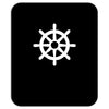 steering wheel sail boat funny Mousepad