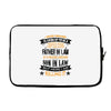 Super Cool Father In Law Of A Freaking Awesome Son In Law Laptop sleeve