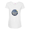 Art Gogh Maternity Scoop Neck T-shirt